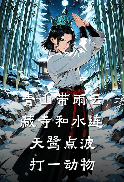 青山带雨云藏寺和水连天鹭点波打一动物