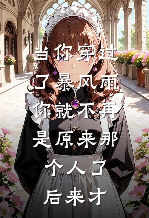 当你穿过了暴风雨,你就不再是原来那个人了。后来才