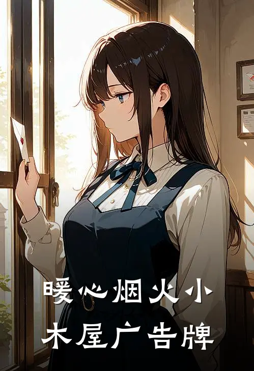 暖心烟火小木屋广告牌