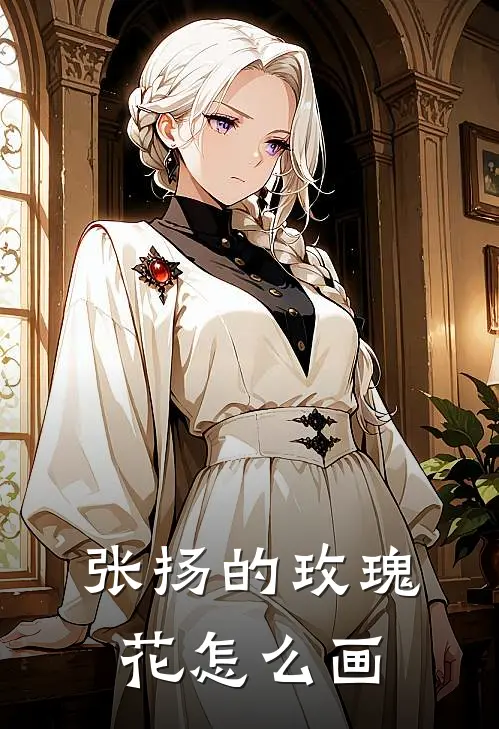 张扬的玫瑰花怎么画