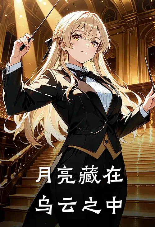 月亮藏在乌云之中